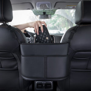 Leather Car Handbag Holders & Storage Solutions for Front Seats