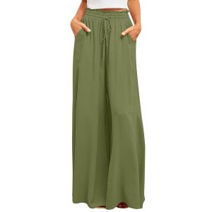 High Waist Straight Leg Pants Solid Color Casual Trousers Street Style Pure Color Long Pants Womens Autumn Fashion