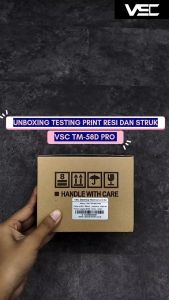 PRINTER BLUETOOTH THERMAL 58MM VSC TM-58D PRO ANDROID RPP022 - RJ 11 - BLACK HITAM- SUPPORT CETAK ALAMAT PDF STRUK KASIR