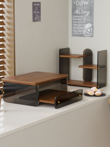 evesigar | Coffee Machine Storage Stand Elevating Rack
