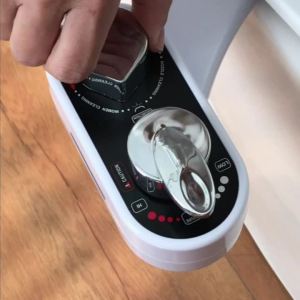 GUARDGETS Bidet Nóng Lạnh Nước Ấm Ghế Ngồi Vệ Sinh Kèm Shattaf Phun Nắp Nhật Bản Di Động Không Điện
