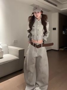 Korean Style High-end Leisure Sweater Set Short