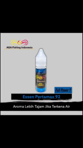 AGA Essen PERTAMAX 92 Full Power Campuran Umpan Pancing Ikan Air Dingin Hujan Malam 15-60ml