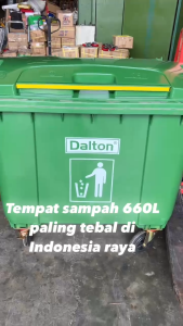Tempat sampah besar 660 liter Tempat sampah besar DALTON Bak sampah besar 660 liter