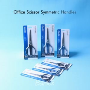 Bantex Gunting Kertas / Office Scissor Pegangan Simetris Pisau Tajam Anti Karat Ukuran 180 mm