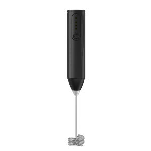 Máy Đánh Trứng Cầm Tay Tự Động Bằng Thép Không Gỉ Mini Di Động 3 Tốc Độ Sạc USB Tạo Bọt Sữa Dùng Cho Nhà Bếp
