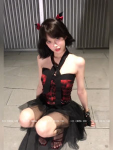 Váy Ngắn Xếp Ly Cạp Cao Họa Tiết Kẻ Sọc Ngọt Ngào Cỡ Lớn Cho Nữ Mùa Thu Phong Cách Hàn Quốc Váy Ngắn Mùa Hè