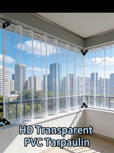 💦Full transparent tarpaulin💦transparent tarapal waterproof makapal heavy duty transparent trapal makapal original clear tarpaulin plastic sun shade plastic for window Durable outdoor lona tolda heavy duty pvc Transparent