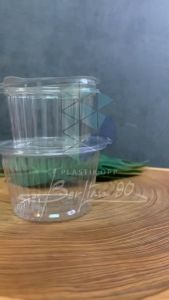 Tempat Saus Plastik 70 ml + Tutup Sambung Cup Sambal Sauce Container Isi 50