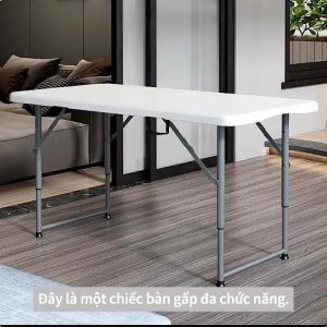 AIODIY Bàn Gấp 120/180cm Thích hợp cho buổi tụ tập gia đình.