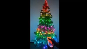 Dây đèn led đuổi fairy light GIỌT LỆ 16 trệu màu 10M Nháy theo nhạc chống nước IP67 chỉnh app Điện Thoại