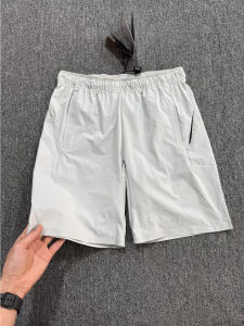 Quần Short Thể Thao Nam Mùa Hè Màu Xám Nhạt Mát Mẻ Nhanh Khô Nhanh Khi Đi Xe Đạp Ngoài Trời Quần Dài Ống Đứng Cạp Vừa