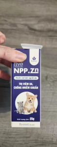 Five Npp .Zn - Mỡ Bôi Ngoài Da Trị Viêm Da Chống Nhiễm Khuẩn cho Chó Mèo