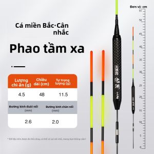 BEIMINGYU | Phao Cá Đèn Dày Cảm Biến Độ Nhạy Cao Ngày Và Đêm