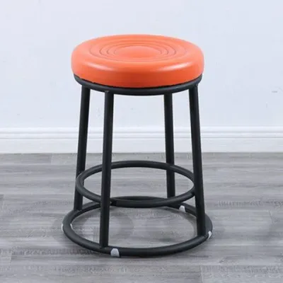 Iron Round High Chair for Bar Stools Counter Desks