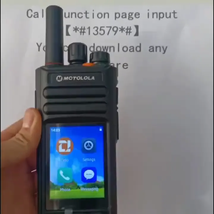 MOTOLOLA Android Zello walkie talkie 2.4-inch touch screen public network walkie talkie 4G full network GPS/WiFi/Bluetooth logistics camping universal