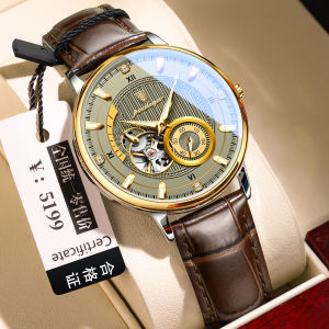 士品牌新款全自动男士手表防水夜光机械表Shi brands new fully automatic mens watch waterproof luminous mechanical watch