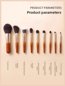 MONLEYTA | Mini Makeup Brush Set Travel Portable Loose Powder Brush Beginner Official Flagship Store Authentic MONLEYTA Manliata