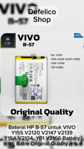 B-S7 Baterai HP VIVO Y01 V2166 / Y15S  V2120 V2147 V2139 / Y15A V2134 Original Battery B S7 BS7