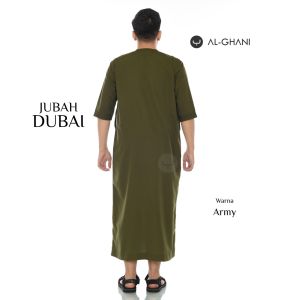 JubahGamisPria by ALGHANI الغني model JUBAH DUBAI lengan 3/4