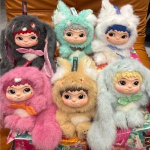 Bandai | Wakuku V2 Fox & Bunny Trick Or Treat Series Vinyl Doll Suprise Bag Keychain Trendy Toys Mystery Box Customized Gifts