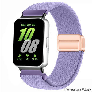 For Samsung Galaxy Fit 3 Magnetic Nylon Sport Strap Adjustable Replacement Watchband Correa Bracelet Accessories for Fit 3 Band