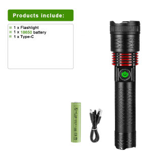 9900000000LM Super Bright LED Flashlight 6000M Long Shot Rechargeable Torch Waterproof Portable Lamp For Camping Hiking Fishing