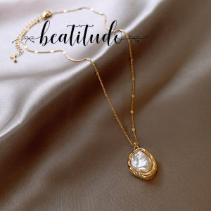 สร้อยคอมุกบาโรกผิดปกติผู้หญิง 2024 ใหม่สร้อยคอระเบิดแสงหรูหราเฉพาะอุปกรณ์เสริมผู้หญิงความรู้สึกระดับไฮเอนด์