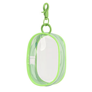 Túi Đựng Mỹ Phẩm PVC Trong Suốt Mini Có Khóa Kéo Và Móc Khóa Dùng Để Đựng Cọ Trang Điểm Son Môi Tiền Xu Đồ Dùng Du Lịch Túi Đựng Đồ Trong Suốt