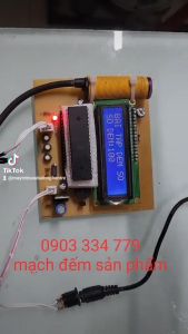 [đã nạp code] Mạch đếm sản phẩm dùng 8051 dùng dạy học STEM