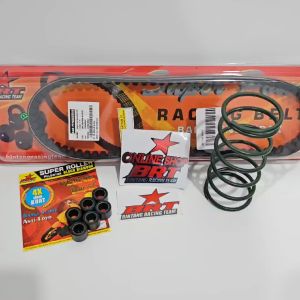 PAKET KIRIAN 1 VBELT ROLLER & PER CVT BRT BEAT SCOOPY SPACY VARIO 110 FI NON ESP STARTER KASAR