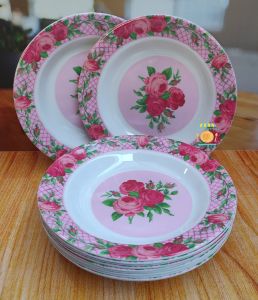 PIRING MELAMIN MURAH 3PCS/PIRING MAKAN MELAMIN PROMO GRATIS ONGKIR BAYAR DI TEMPAT/COD