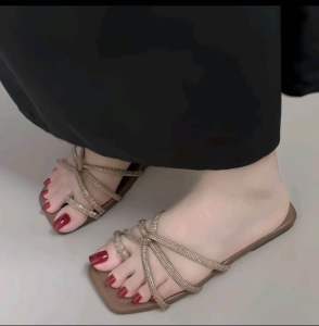 Dép lê nữ đính đá xinh xắn dễ thương trẻ trung Mã 03