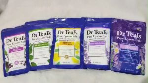 Dr. Teals Pure Epsom Salt Soaking Solution and Foaming Bath - Relaxing Rejuvenating and Soothing