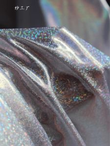 Vải PU Mạ Bạc Mềm Lấp Lánh Dùng Làm Phim Hậu Cảnh Trang Trí Đám Cưới Sân Khấu Khiêu Vũ Thiết Kế Vải Vật Dụng Thủ Công DIY