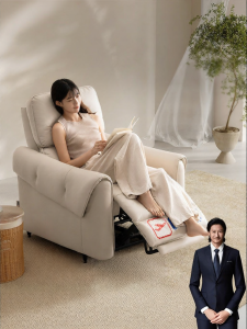 Zero Gravity White Moonlight Single Seat Electric Recliner