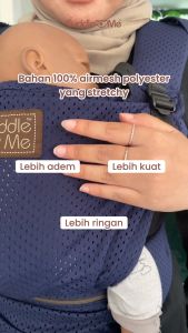 Gendongan Bayi Depan Ringan Cuddle Me Ultimo Aero SSC M Shape Hipseat Instan Praktis