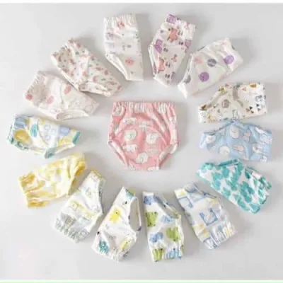 (Giặt Được)Combo 10 Quần bỏ bỉm Vải BabyKids Chống hăm tã cho bé trai bé gái size từ 3 đến 30kg