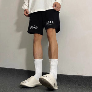 Quần Short Thể Thao Mùa Hè American Hip Hop in Họa Tiết Rộng Rãi Năm Điểm Cho Nam Quần Short Bóng Rổ Thường Ngày Thoải Mái Thoáng Khí