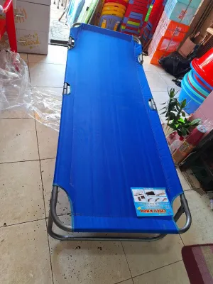 Giường xếp vải bố- khung siêu dày chắc chắn