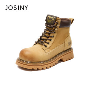 Womens Thick Bottomed Fleece Lined Martin Boots Autumn Winter Britsh Style Short Boots Casual Mid-Calf Synthetic Leather