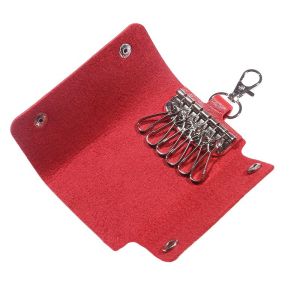 PU Leather Women Men Key Holders Keys Organizer Fashion Solid Key Wallets Key Pouch Car Keychain Housekeeper Key Chain Wallet