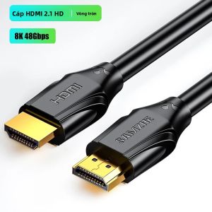 Cáp HDMI SAMZHE 8K/60Hz 4K/60Hz 48Gbps Với Dolby Atmos HDR10+ Cho Hub USB PS5 TV Box Cáp Chia Kỹ Thuật Số HDMI 2.1 Nam Nam