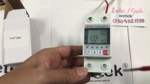 SVP688 Sinotimer Át tổng chống giật thông minh 4 TRONG 1 (công tơ + chống giật + bảo vệ áp + dòng) BH12T 220V 63A