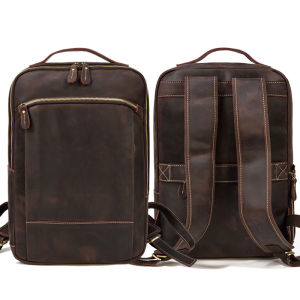 Kesker | New Design Genuine Crazy Horse Leather Backpack