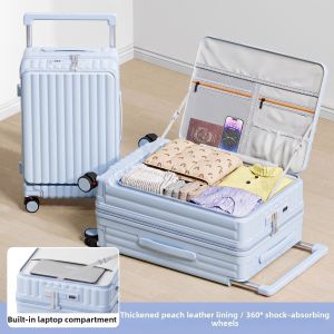 Jinlv | New Side-Opening Large Capacity Password Luggage 20 Inch