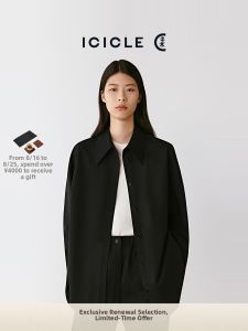 ICICLE | Fine Spun Wool Plain Weave Single Button Trench Coat