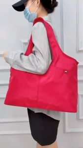 228fashionable Oxford cloth waterproof nylon single shoulder canvas bag large capacity womens handbag soft zipper closure Cal bag