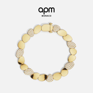 Luxury Unique Golden Galet Pebble Bracelet