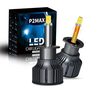 Copper Pillar 6 Sides 360 LED Headlight Bulbs H1 H7 H8 H11 9005 HB3 9006 HB4 9012 HIR2 6000K Super White For Car Headlight Light